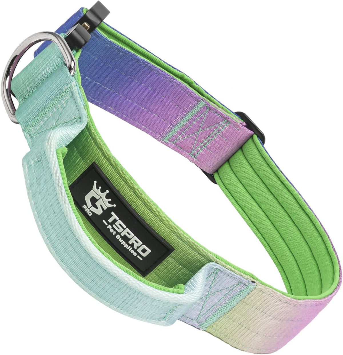 TSPRO Premium Dog Collars Tactical Dog Collar with Handle and Heavy Duty Quick-Release Metal Buckle