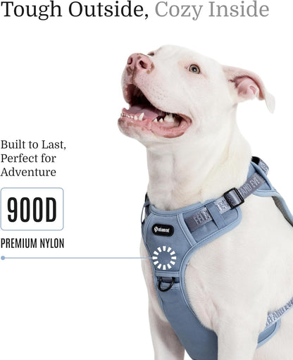 2025 New Edition, Fei & Eve MagEase Dog Harness - 3-Second Magnetic Buckles | 3-Point No-Pull