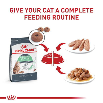 Royal Canin Feline Care Nutrition Digestive Care Wet Cat Food Variety Pack, 12 Pack, 2 Varieties, 3