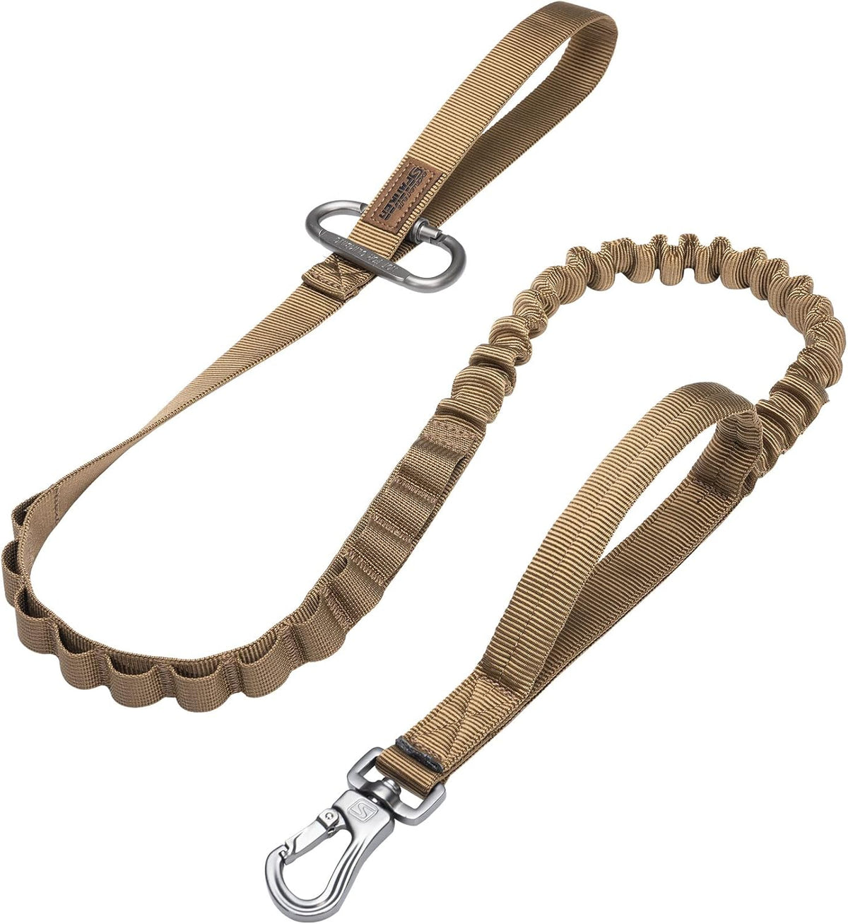 EXCELLENT ELITE SPANKER Tactical Bungee Dog Leash Military Adjustable Dog Leash Quick Release