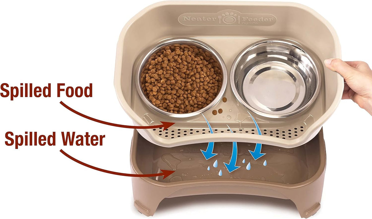 Neater Feeder Express Mess Proof Dog Bowls Elevated for Medium and Large Breed – Made in USA – No