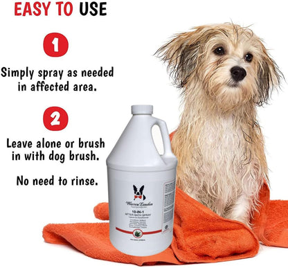 Warren London 10-in-1 After Bath Dog Spray | Dog Leave in Conditioner and Detangler | Pet Grooming