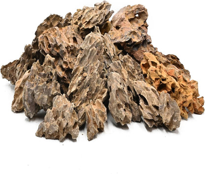 5LB Aquarium Rocks Dragon Stone for Aquariums Landscaping Model Fish Tanks Terrariums Vivariums