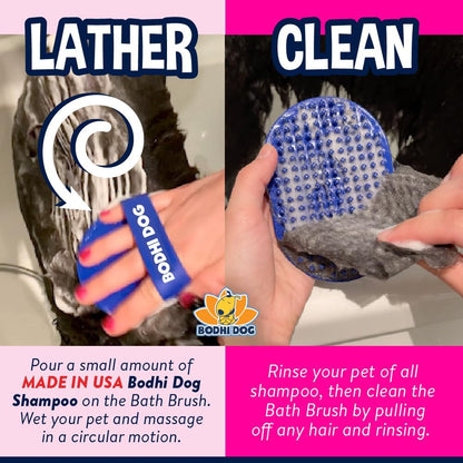Bodhi Dog Shampoo Brush - Pet Grooming & Bath Supplies for Cats and Dog Bath Brush for Long & Short