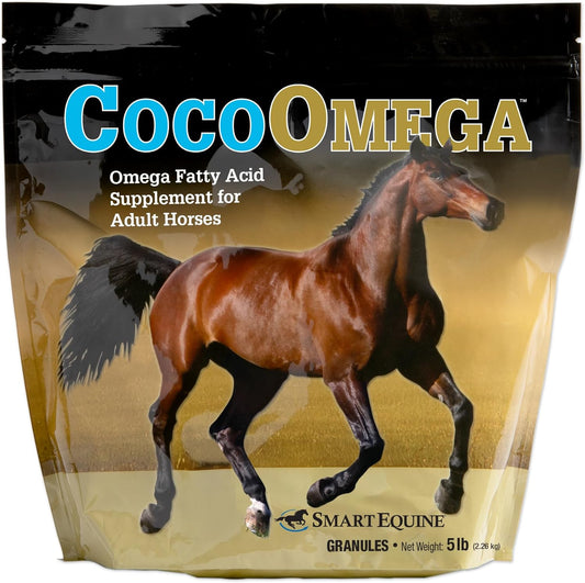 Uckele by SmartEquine CocoOmega Granular | Horse Supplements for Skin, Hoof, & Coat Health |