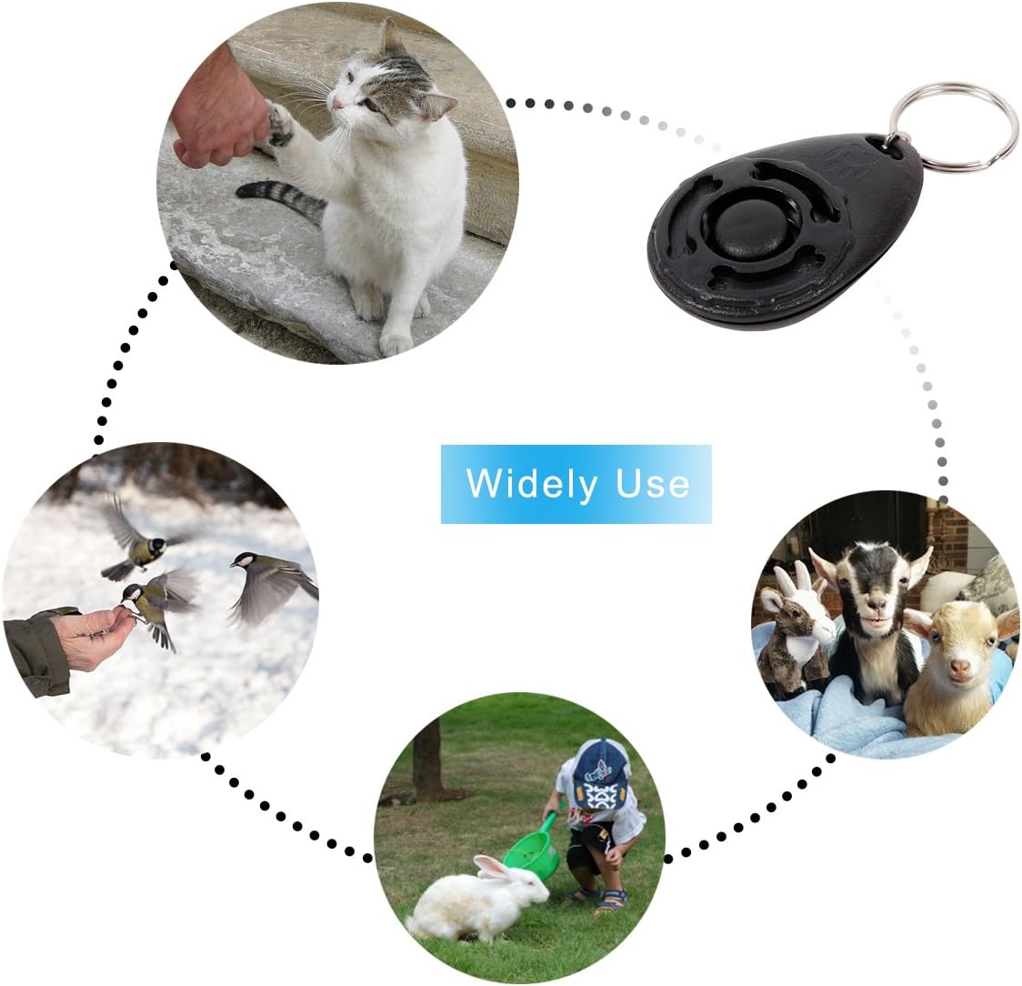 Clicker Training for Dogs, [4 Pcs, Multi-Color] Dog Clicker for Training, Clicker Dog Training with