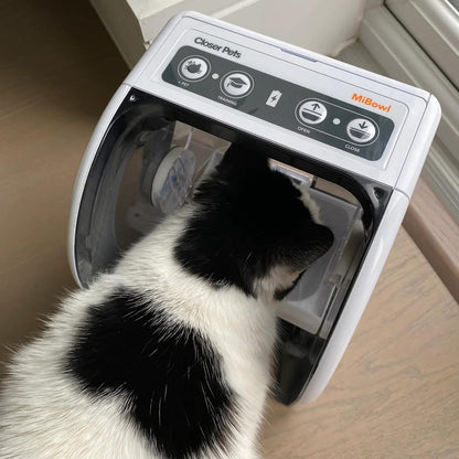 Closer Pets MiBowl Automatic Selective Microchip Smart Pet Feeder (CP500) - BPA and BHT Free Bowl