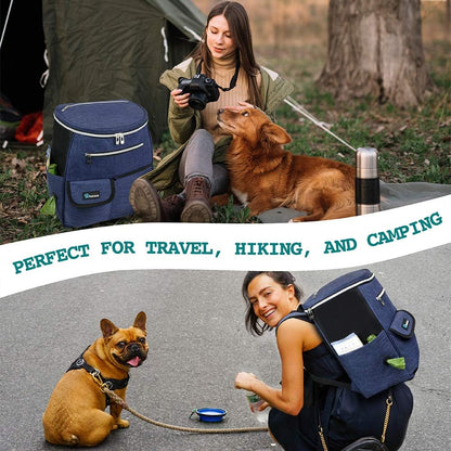 PetAmi Dog Travel Bag Backpack, Airline Approved Dog Bags for Traveling, Puppy Diaper Bag Supplies
