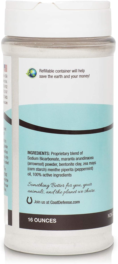 COAT DEFENSE Daily Preventative Powder for Horses - Safe & Effective Equine Skin Conditioner Sweet