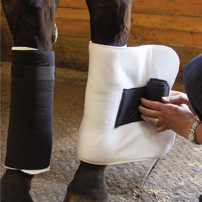 Dura-Tech Combo No Bow Leg Wraps for Horses | Perfect & Quick Bandage Application | Innovative