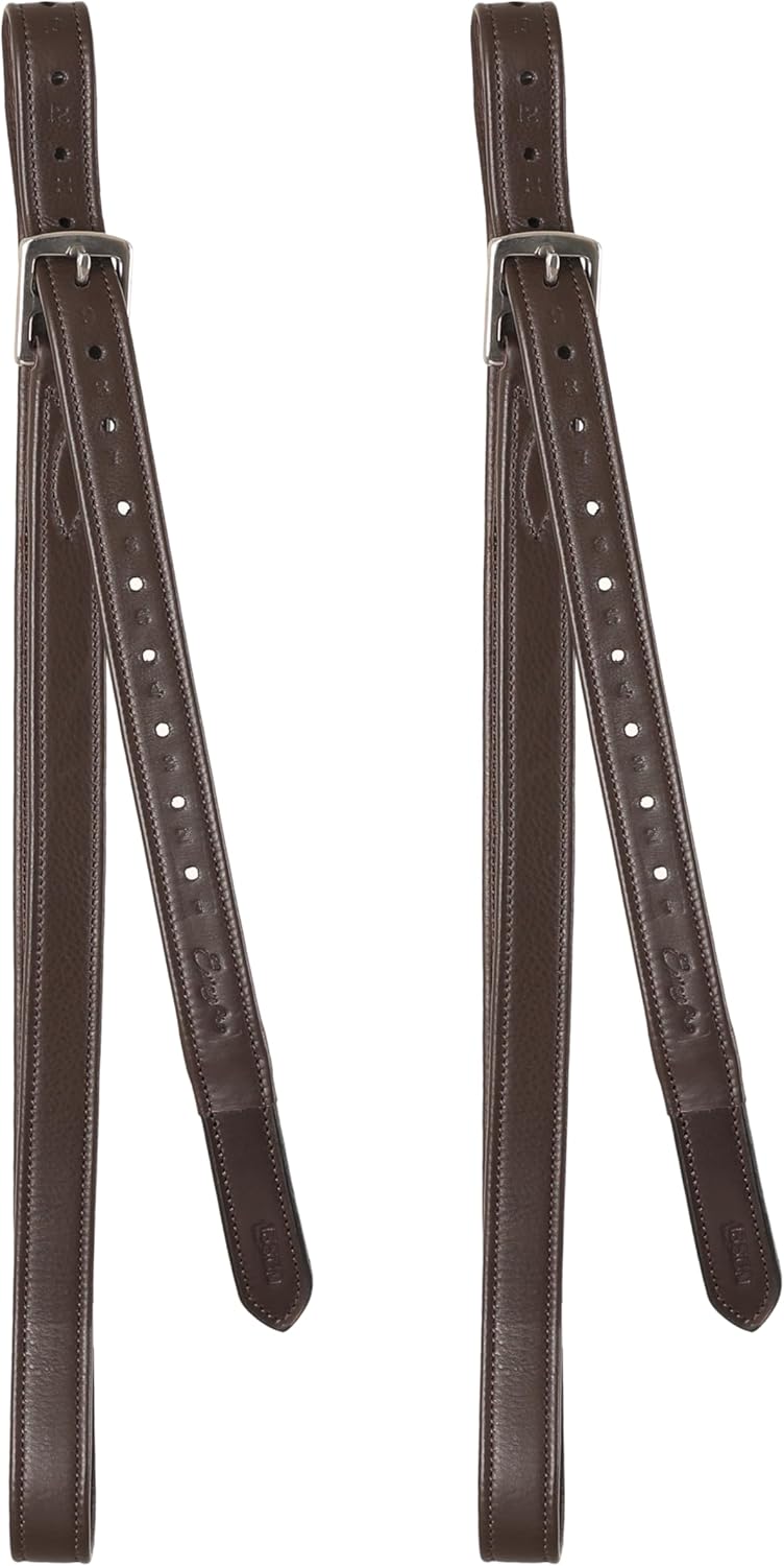 Exion FlexiStrong Stirrup Leathers for English Saddle | Ultra-Soft Cow Calfskin with Nylon Core |