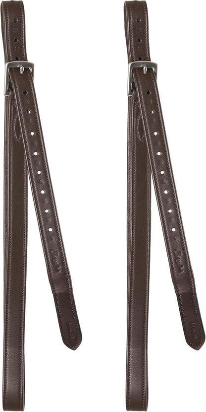 Exion FlexiStrong Stirrup Leathers for English Saddle | Ultra-Soft Cow Calfskin with Nylon Core |