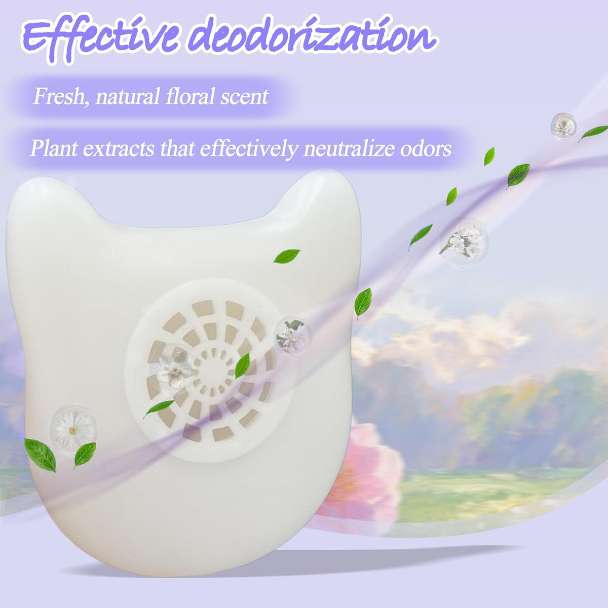 NewKe 4 Pack Deodorizer for Cumrige Self Cleaning Litter Box, Odor Eliminator Compatible with Fumoi
