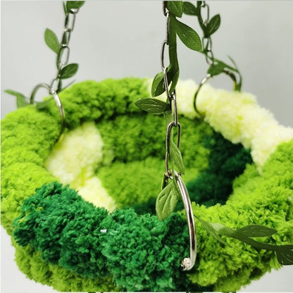 Bird Nest Hanging Hammock Bed Toy for Small Medium Pet Parrot Parakeet Cockatiel Conure Cockatoo