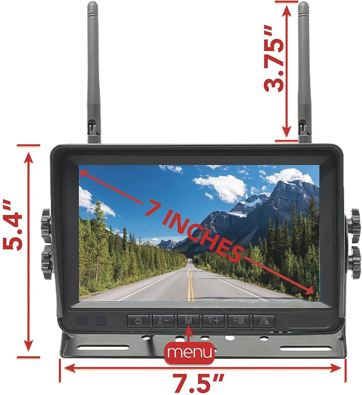FalconEye Electronics 2nd Generation 200-300Ft Wireless Range Backup Camera for Trucks, Fleets. HD
