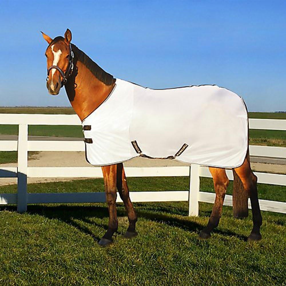 TuffRider Comfy Mesh Fly Sheet | UV Protection Horse Sheet, Standard Neck, 130 Grams Breathable
