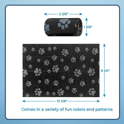 Best Pet Supplies Dog Poop Bags (150 Bags) for Waste Refuse Cleanup, Doggy Roll Replacements for