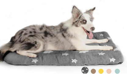 Mora Pets Dog Crate Pad Dog Kennel Bed Mat for Large Dogs Washable Cute Star Pet Bed for 36 inch