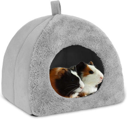 BWOGUE Guinea Pig House Bed Cozy Hamster Cave Large Hideout for Dwarf Rabbits Hedgehog Bearded