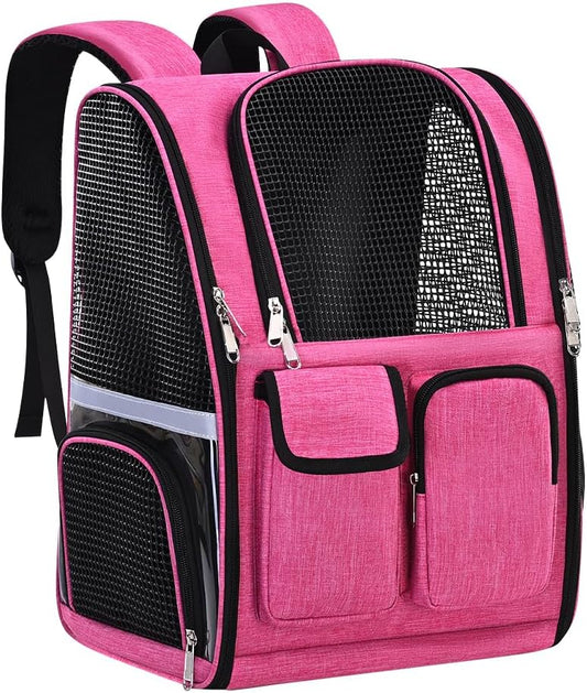 Pet Backpack, Airline Approved Dog Backpack, Cat Bag for Travel Hiking Bike Riding Walking Outdoor