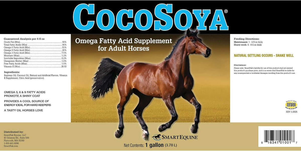 Uckele by SmartEquine CocoSoya Oil | Oil for Skin and Coat | Contains Soybean and Coconut Oil for