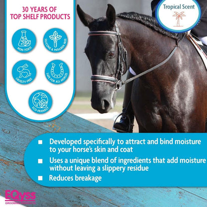 EQyss Premier Equine Rehydrant Spray - Moisturize Horse's Skin & Coat, Add Shine, Detangle, Repel