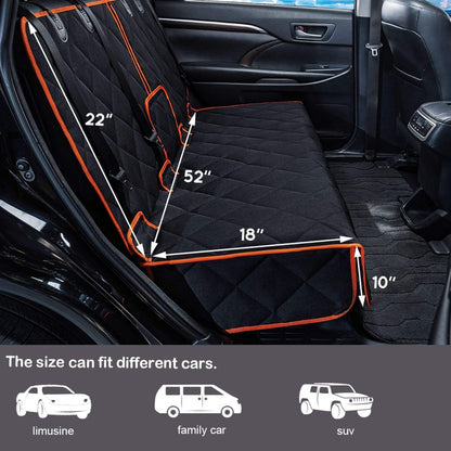 Car Seat Protector, 600D Heavy Duty Car Seat Cover for Dogs, Waterproof Dog Car Seat Cover for Back