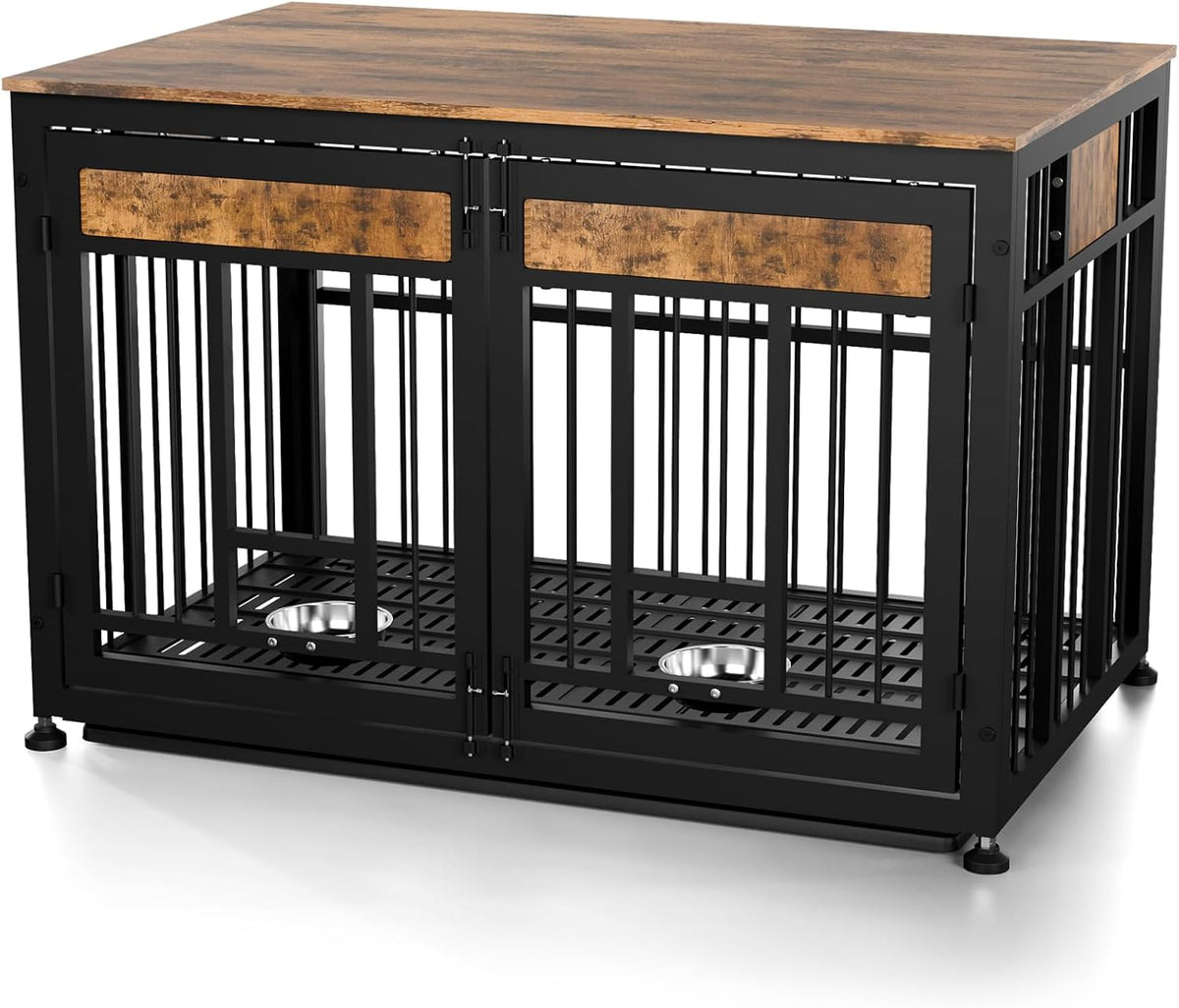 48 Inch Heavy Duty Dog Crate Furniture for Large Dogs, Decorative Pet House End Table, Extra Large
