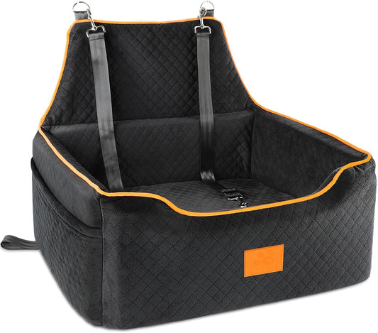 Dog Car Seat for Large/Medium Dog, Booster Seat for Dogs Under 55Lbs or 2 Small, Detachable and