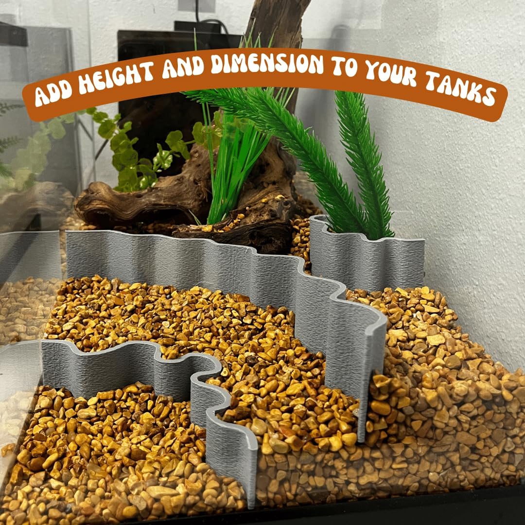 REEFSHAPE Aquarium or Terrarium Substrate Cliffs Combo Pack | Separate Substrate Layers in
