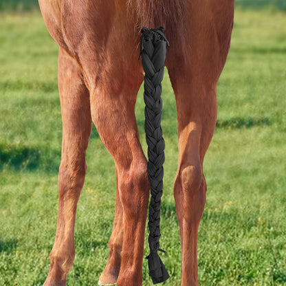 Harrison Howard 3 Tube Stretchy Fabrics Adjustable Closure Lightweight Horse Tail Bag for Horses