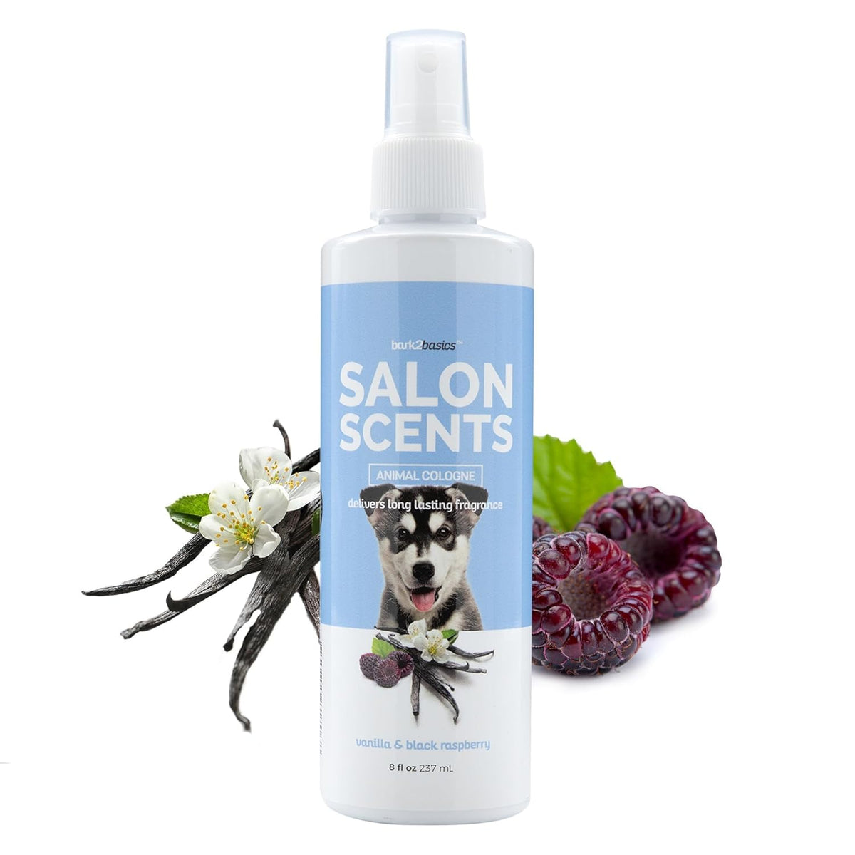 Bark2Basics Salon Scents Pet Grooming Cologne - 8 oz, Natural Professional Groomer Perfume for Dogs