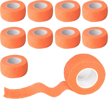 9 Pack 1" x 5 Yards Self Adhesive Bandage Wrap Self Stick Wrap for Ankle, Wrist, Finger, Sports