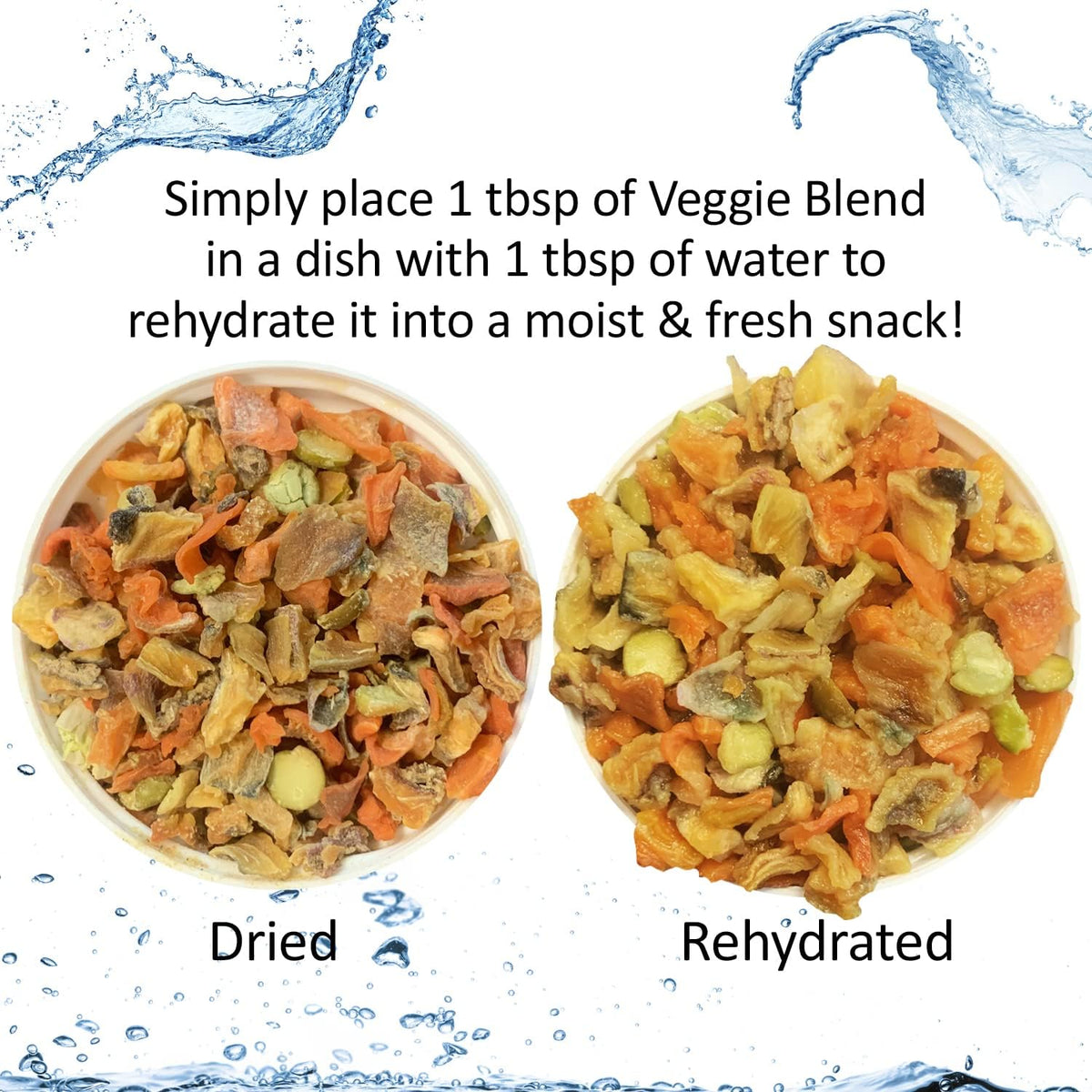 Exotic Nutrition Veggie Blend - Healthy Natural Mixed Dried Vegetable Treat - Sweet Potatoes