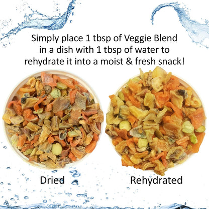 Exotic Nutrition Veggie Blend - Healthy Natural Mixed Dried Vegetable Treat - Sweet Potatoes