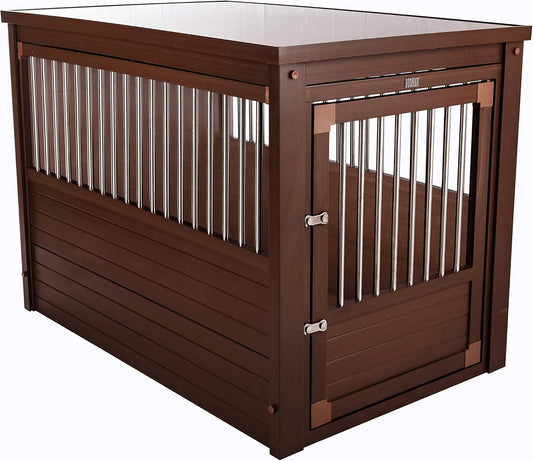 New Age Pet ECOFLEX Dog Crate End Table - Furniture-Style Pet Crate for Crate Trained Dogs