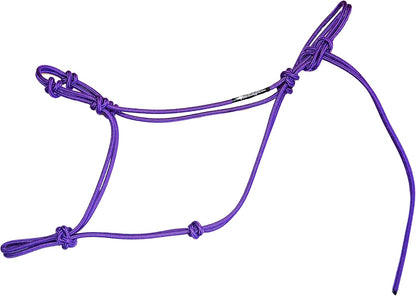 Horse Rope Training Halter - 4 Knot 1/4" Stiff Halter Cord - Used by Famous Trainers Multiple Sizes