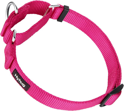Hyhug Premium Anti-Escape Strong Extended Martingale Large Boy and Girl Dog Collar - Walking