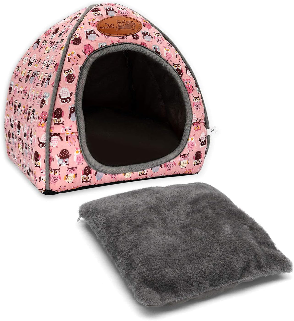 BWOGUE Guinea Pig House Bed Cozy Hamster Cave Large Hideout for Dwarf Rabbits Hedgehog Bearded