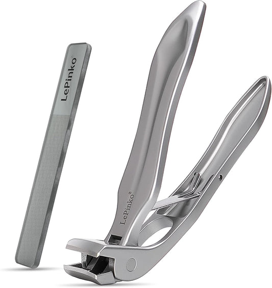 Angled Head Large Toenails Clippers for Seniors, Nail Clipper for Thick Toenails and Fingernails