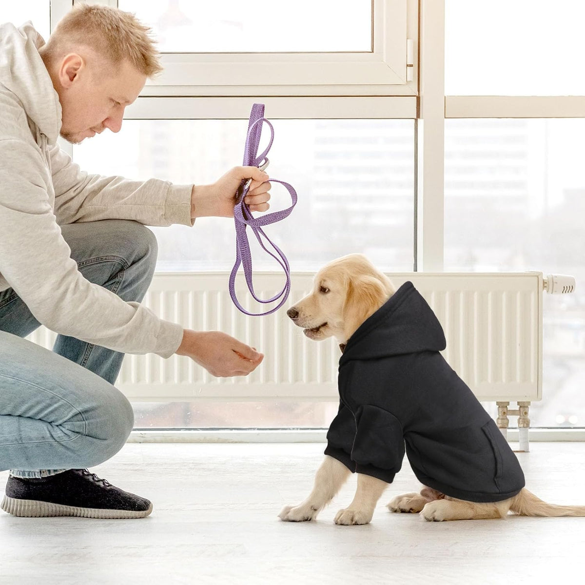 Dog Sweaters for Small Dogs Dog Hoodie Fleece Soft Clothes Sweatshirt with Pocket Hoodie for Small