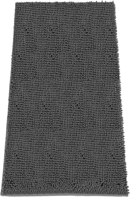Absorbent Dog Door Mat for Muddy Paws, 60" x 24" Chenille Indoor Mats for Entryway, Trap Dirt Front