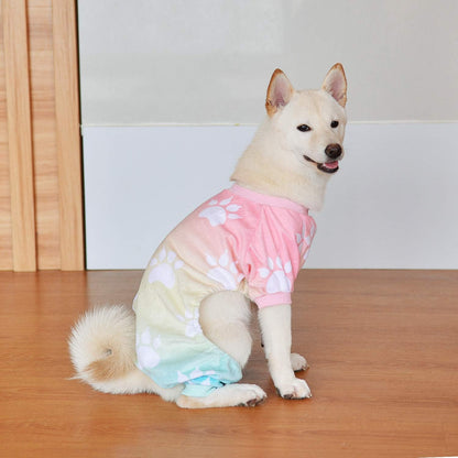 CuteBone Small Dogs Outfit Soft Puppy Onesies Pjs Dog Pajamas Pet Coat Cat Apparel Comfy Doggie