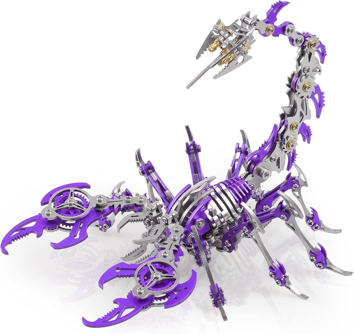Scorpion 3D Metal Puzzles Kits for Adults Teens – 454 Pcs – Mechanical Assembly Models – 4 Hours to