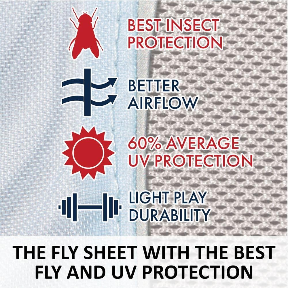 Schneiders Adjusta-Fit Mosquito Mesh Hybrid II Horse Fly Sheets | Ultimate Insect & UV Protection