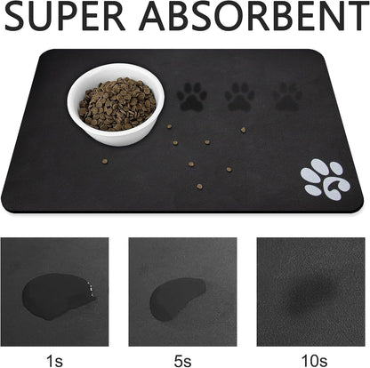 YCT Pet Cat Food Mats for Dog Food Mat, Cat Mat for Food, Pet Dog Cat Feeding Mat Eating Mat Pet