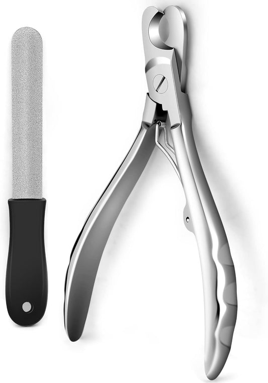 Gobeigo Upgrade Wide Open Dog Nail Clippers for Large Dogs Cut Like Butter, Heavy Duty Dog Nail