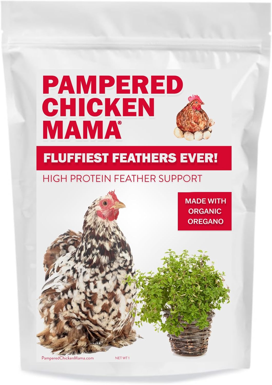 Pampered Chicken Mama Backyard Chicken Molting Supplement: Fluffiest Feathers Ever Backyard Chicken