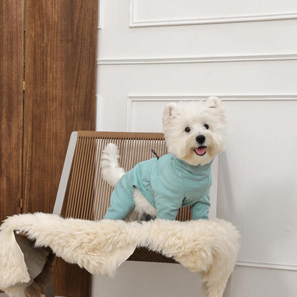 Medium Dog Pajamas with Back Zipper & Adjustable Drawstrings, Soft Dog Onesie Pjs, Easy On/Off