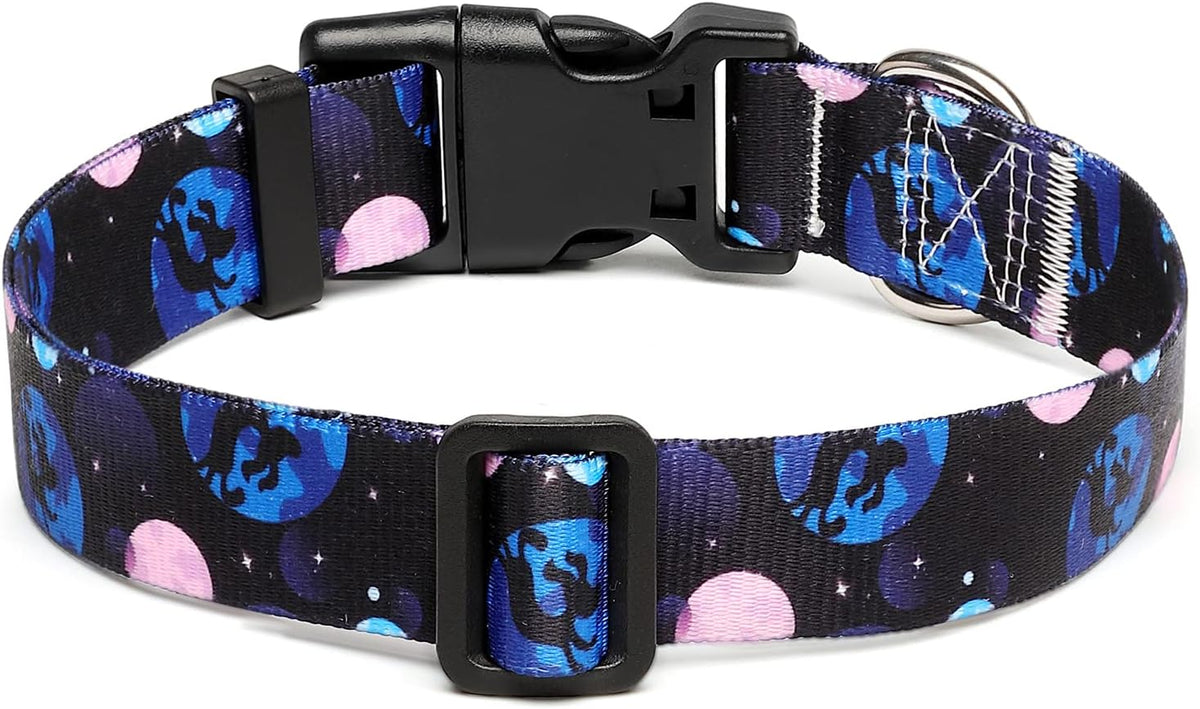 Mercano Adjustable Dog Collar - Special Design Patterns, Soft Nylon Comfortable Durable Pet Collar